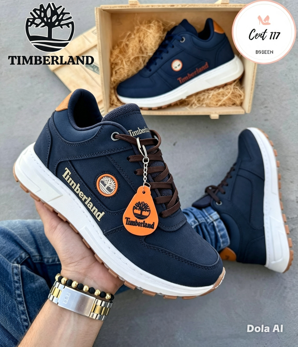 Zapatillas Casual Timberland – Negro, Marrón y Azul Marino